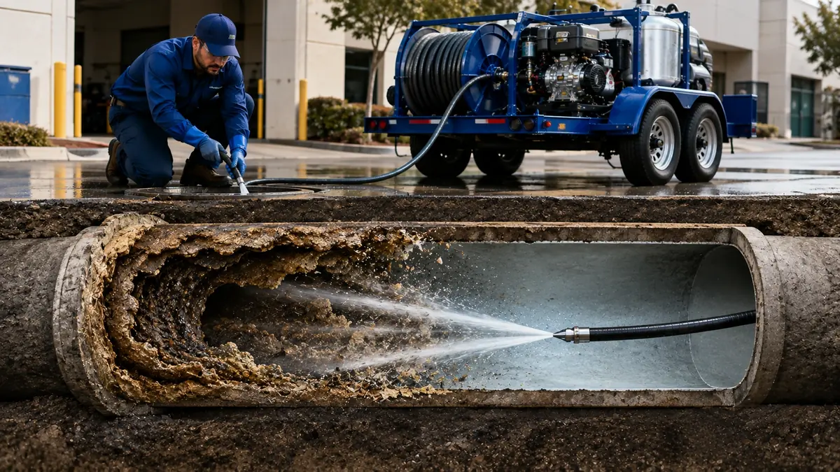 Sewer Pipe Descaling in Tupman